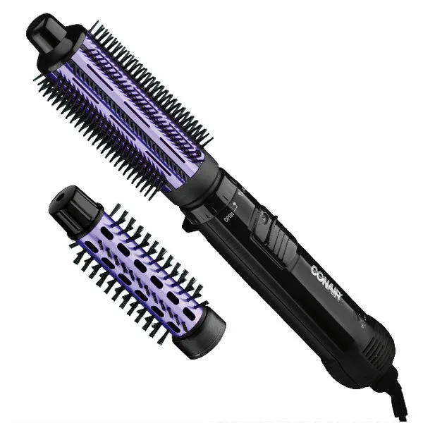 Conair Volume 2 in 1 Hot Air Brush: Curling Brush & Bristle Brush