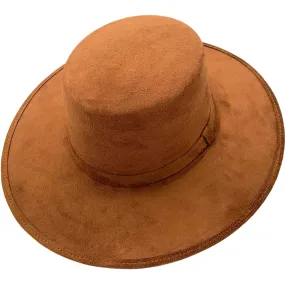 Cordobes Suede Hat- Copper (Light Brown)