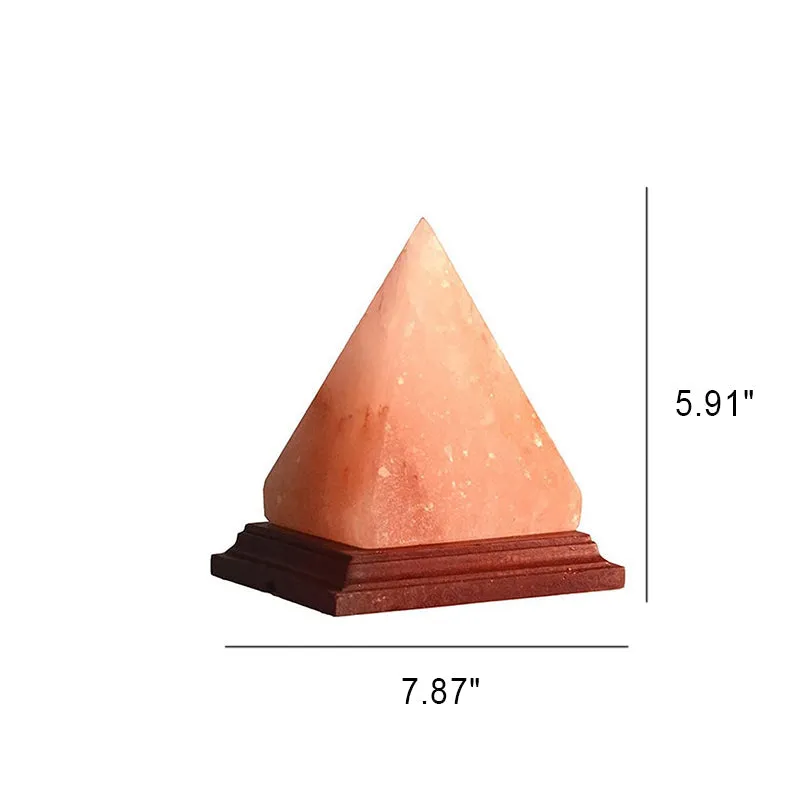 Creative Himalayan Triangle Salt Lamp 1-Light Table Lamp