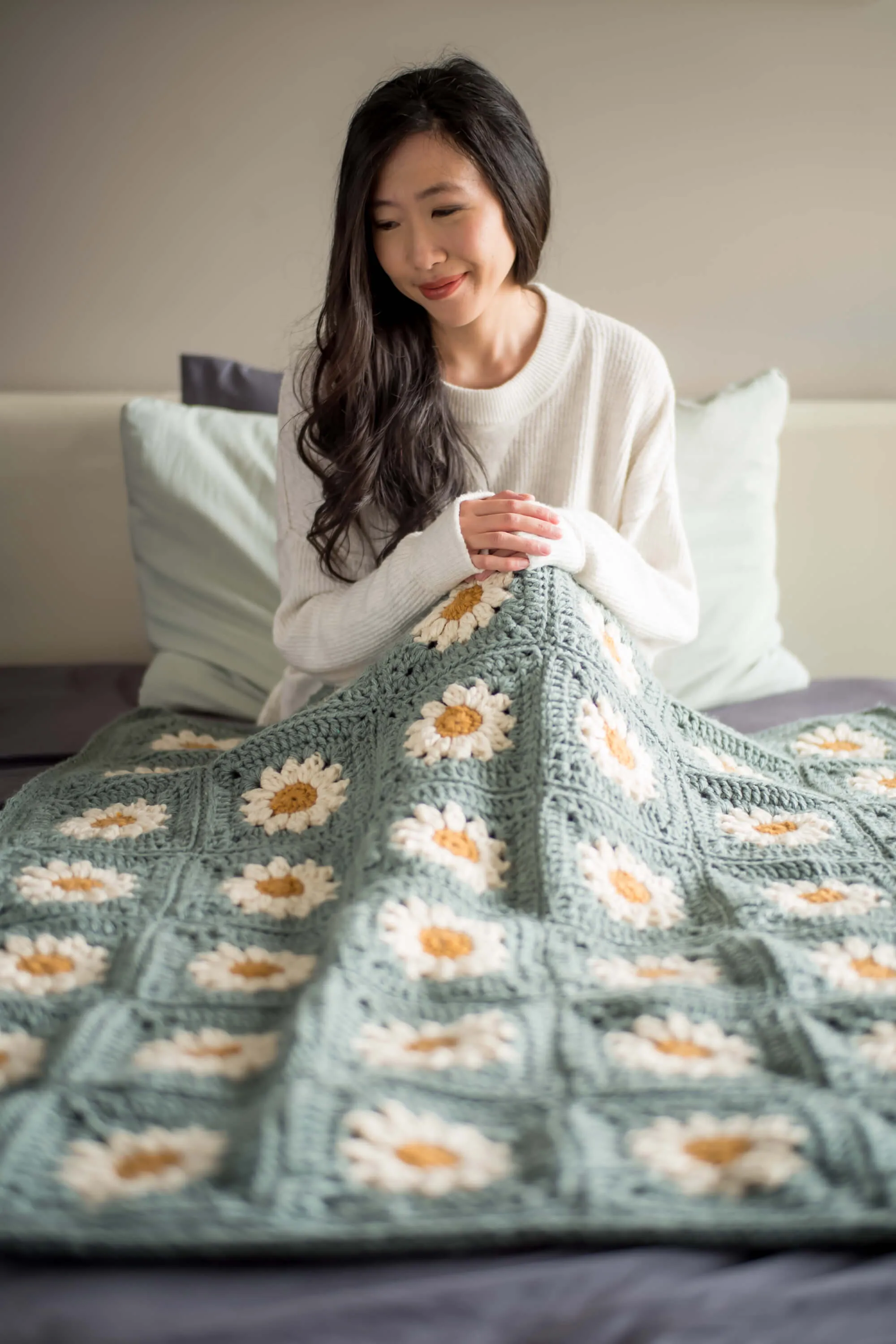 Crochet Kit - Cozy Days Daisy Blanket