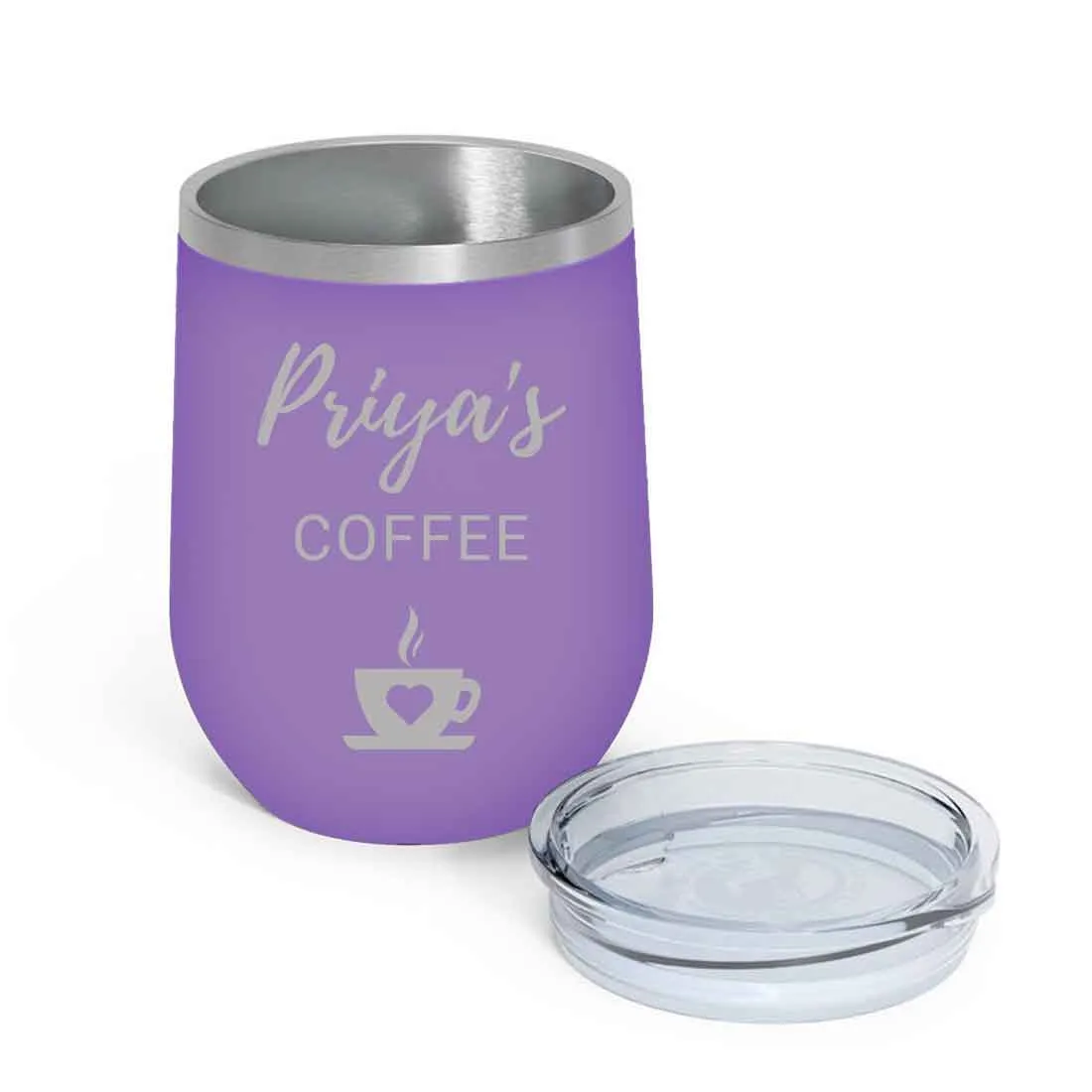 Customised Stainless Steel Coffee Mugs for Office Car Engraved Travel Cup