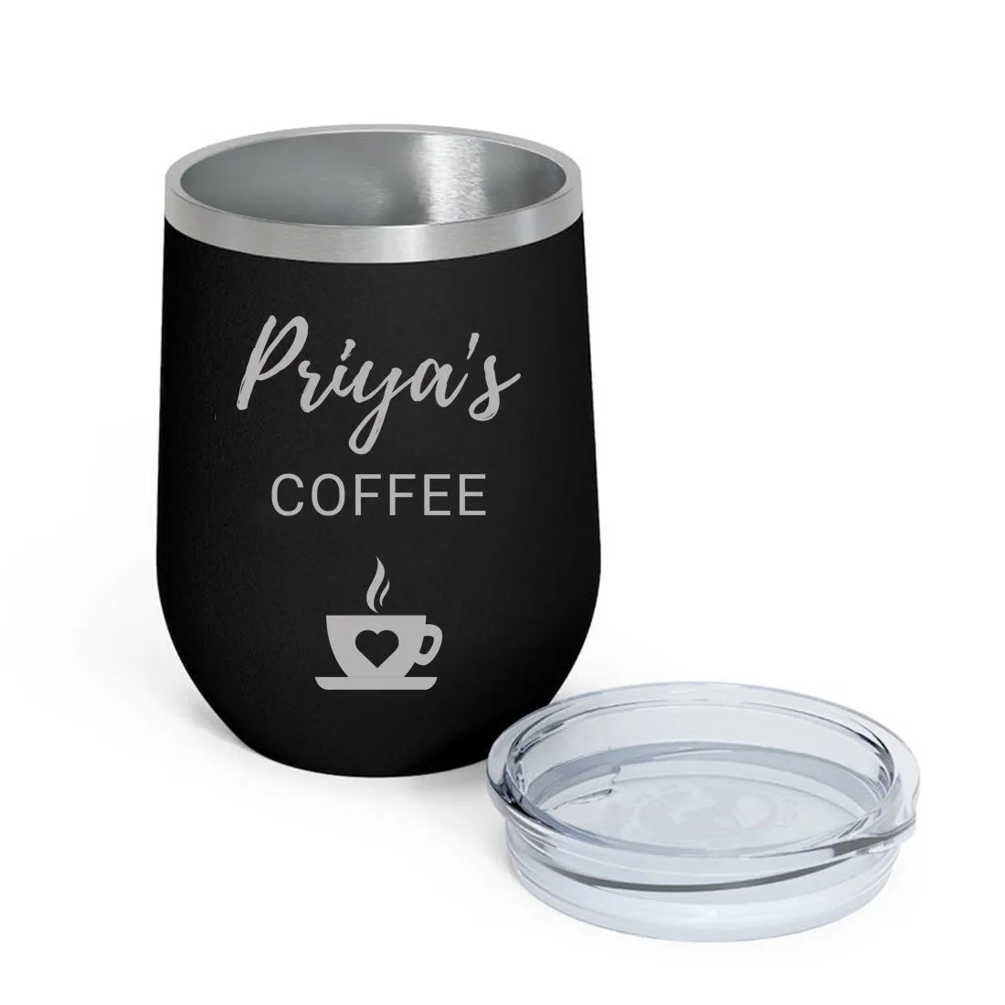 Customised Stainless Steel Coffee Mugs for Office Car Engraved Travel Cup