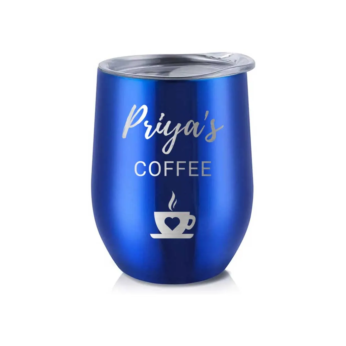 Customised Stainless Steel Coffee Mugs for Office Car Engraved Travel Cup