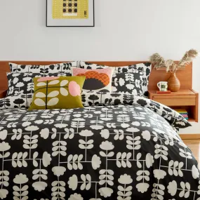 Cut Stem Bed Linen Set - Monochrome