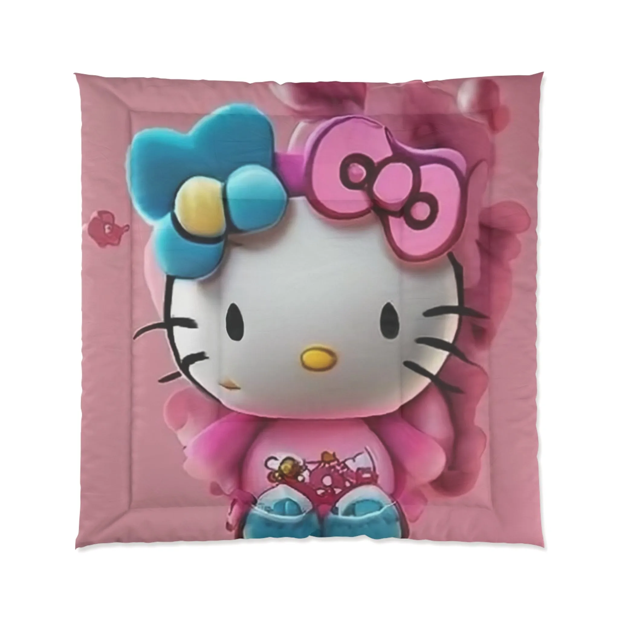 Cute Hello Kitty Comforter for Kids - Cozy Pink Bedding Set