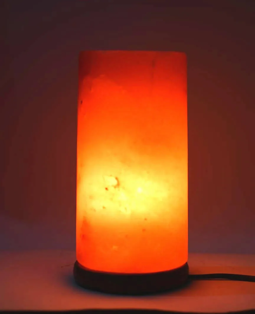 CYLINDER SHAPE SALT LAMP