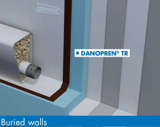 DANOPREN TR XPS 300 Rigid Extruded Polystyrene 1250mm x 600mm