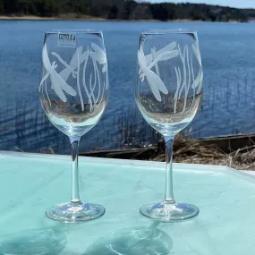 Dragonfly White Wine Goblet 12oz