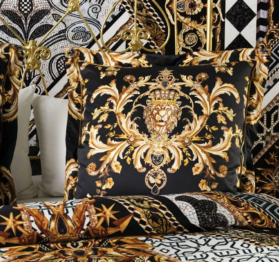 Duomo Dynasty European Pillowcase Black