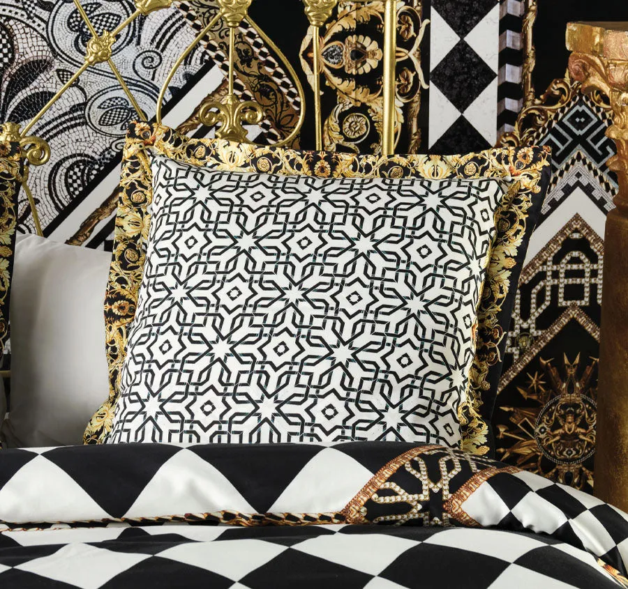 Duomo Dynasty European Pillowcase Black