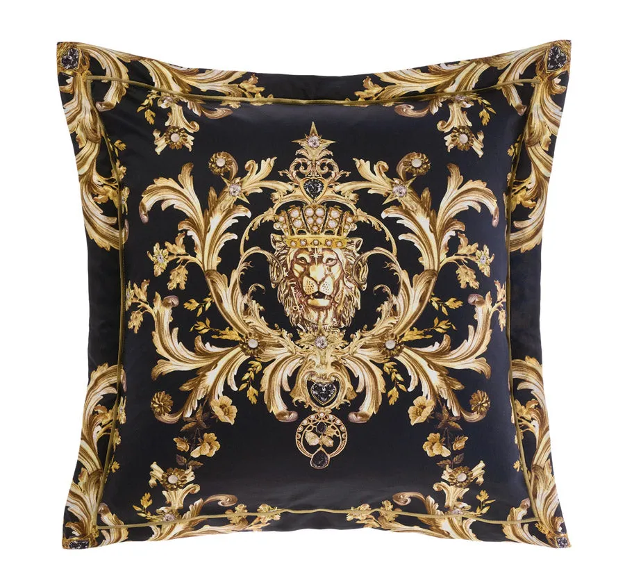 Duomo Dynasty European Pillowcase Black