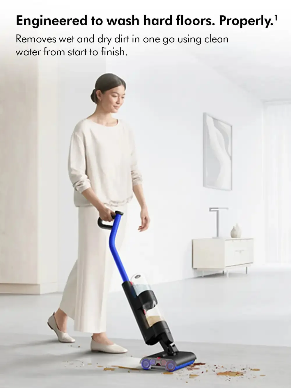 Dyson WASHG1 Wet Cleaner With Up To 35 Minutes Run Time, Black/Blue