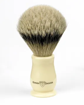 Edwin Jagger - IVCSBST Chatsworth Imitation Ivory Silver Tip Badger Shaving Brush, Medium