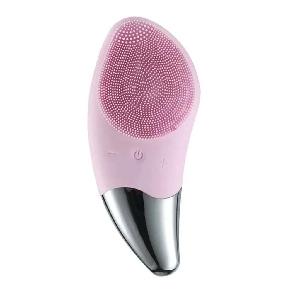 Electric Silicon Waterproof Facial Cleansing Brush and Massager - USB Rechargeable