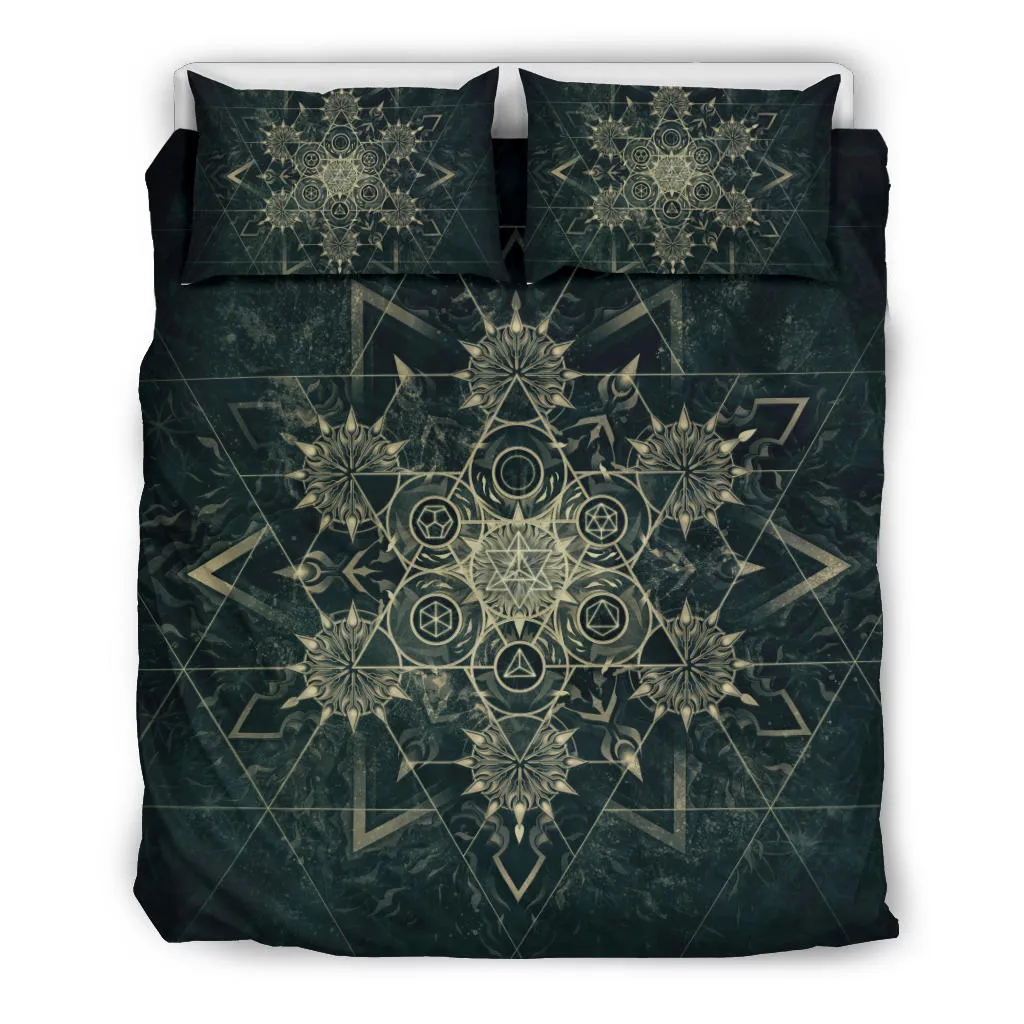 Elements of Sacred Geometry - Mystical | Bedding Set | Mandalazed