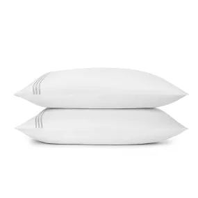 Embroidered Sateen Pillowcase Set (Centium Satin)