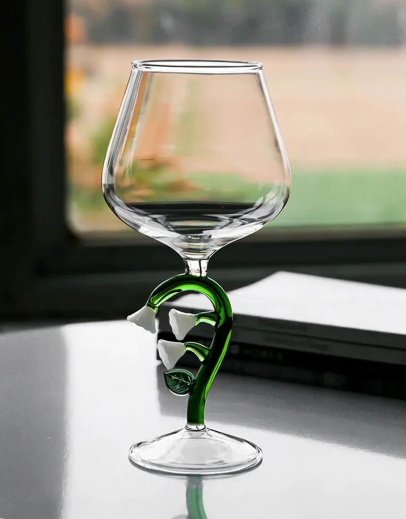 Enchanted Garden 2pc Wine Glass Set