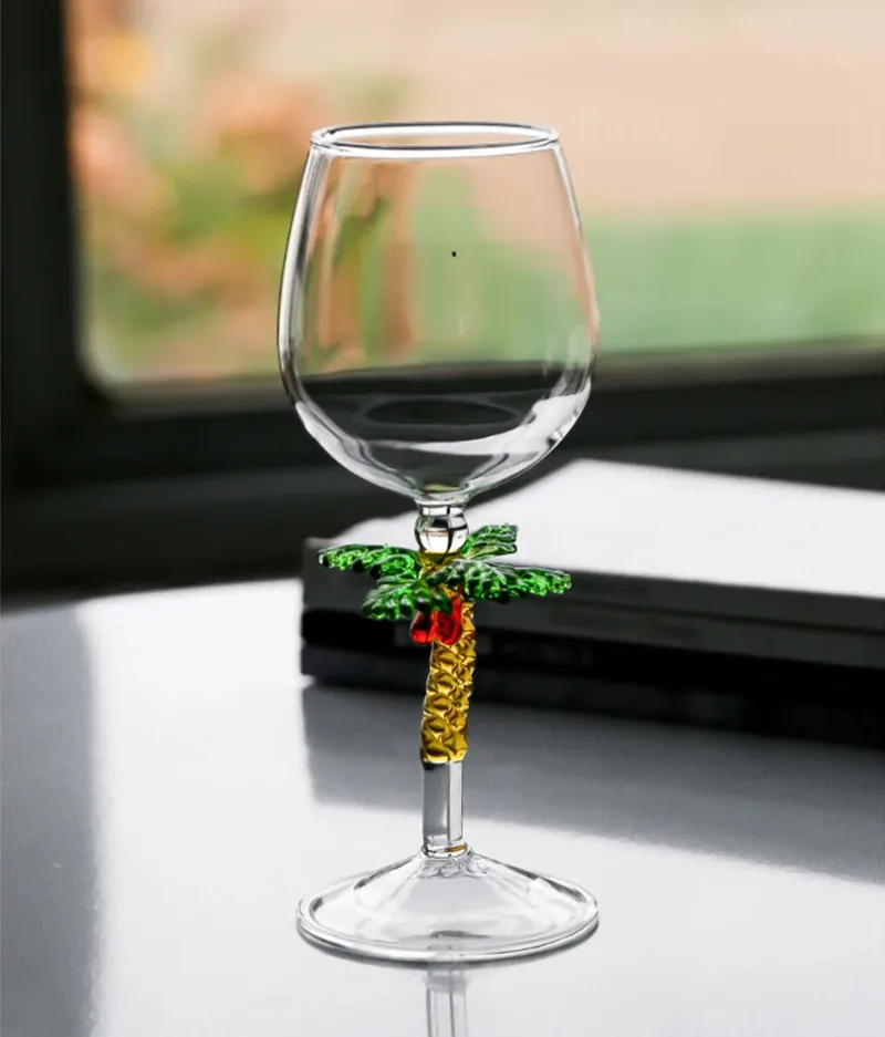 Enchanted Garden 2pc Wine Glass Set