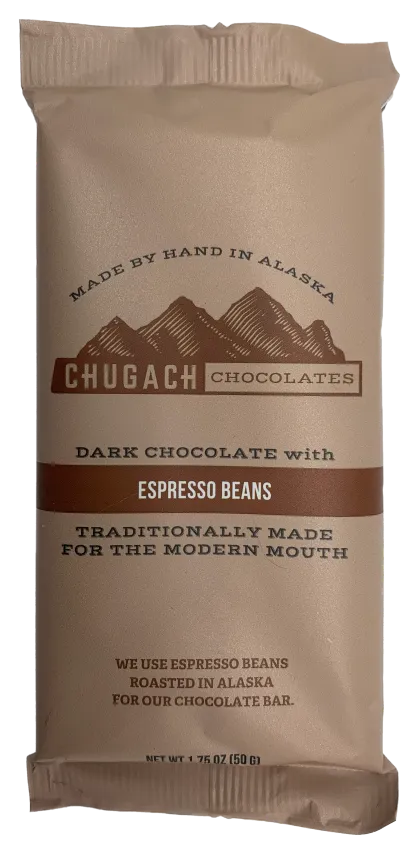 Espresso Beans Dark Chocolate Alaska Bar