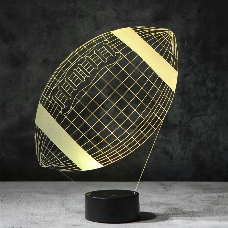 Football 3D Illusion Lamp