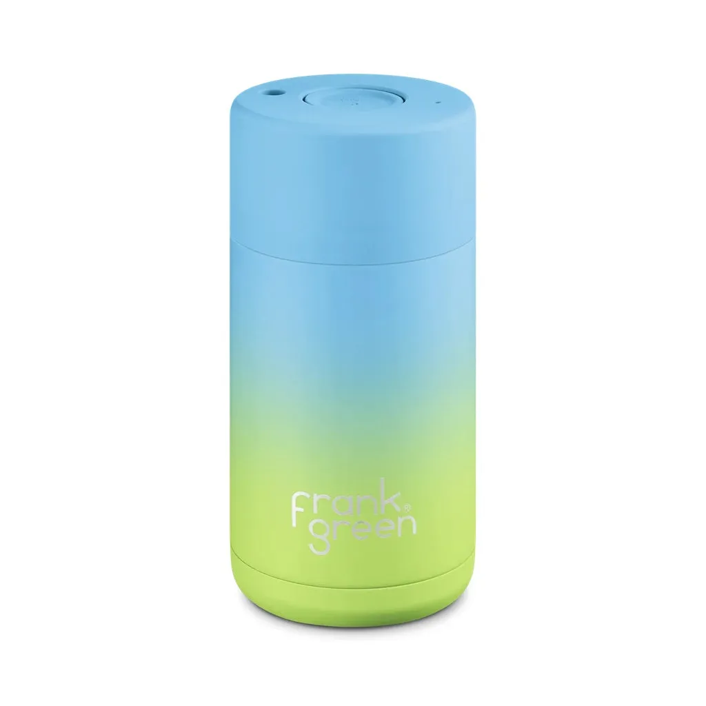 Frank Green Gradient Ceramic 355ml/12oz - Pistachio Green/Sky Blue