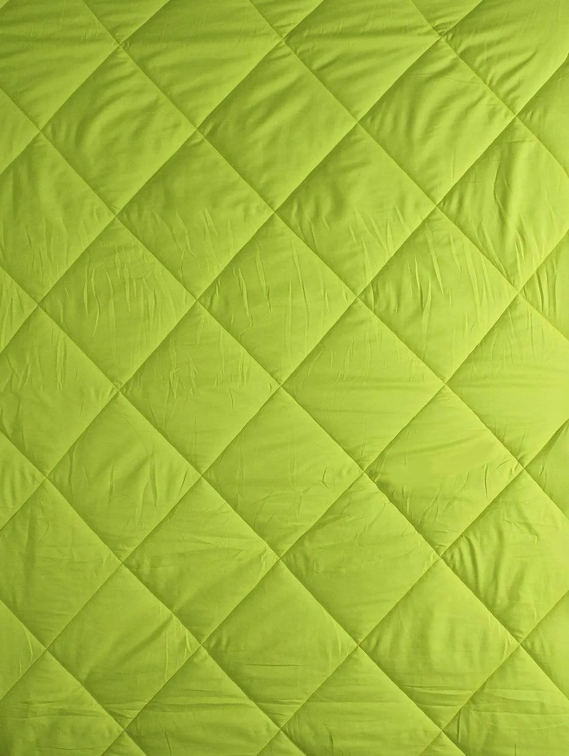 Fusion Soft Green & Yellow Dual Color Comforter Single Size - 150 cm X 225 cm