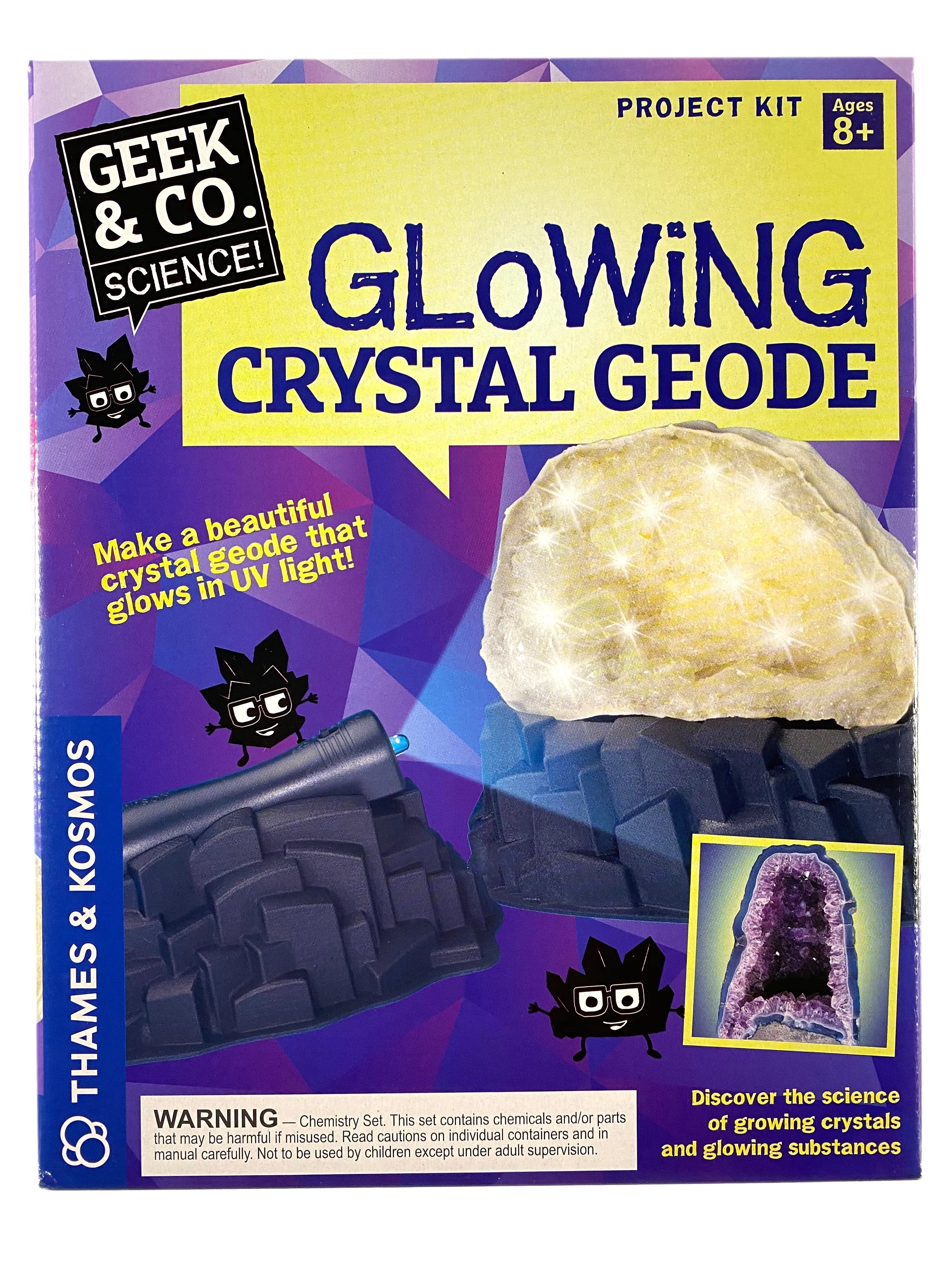 Geek & Co. Glowing Crystal Geode