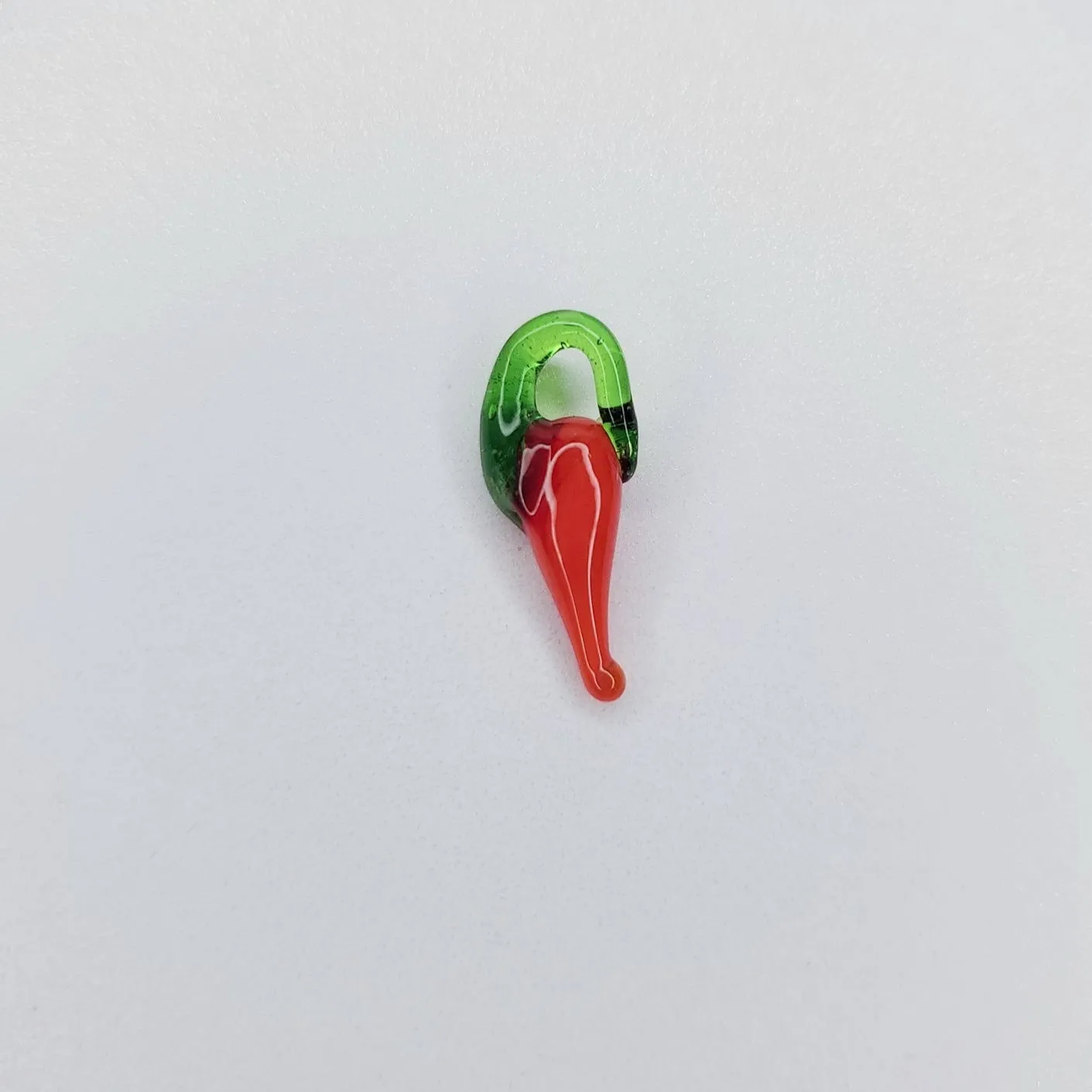 Glass Chili Pepper Good Luck Charm