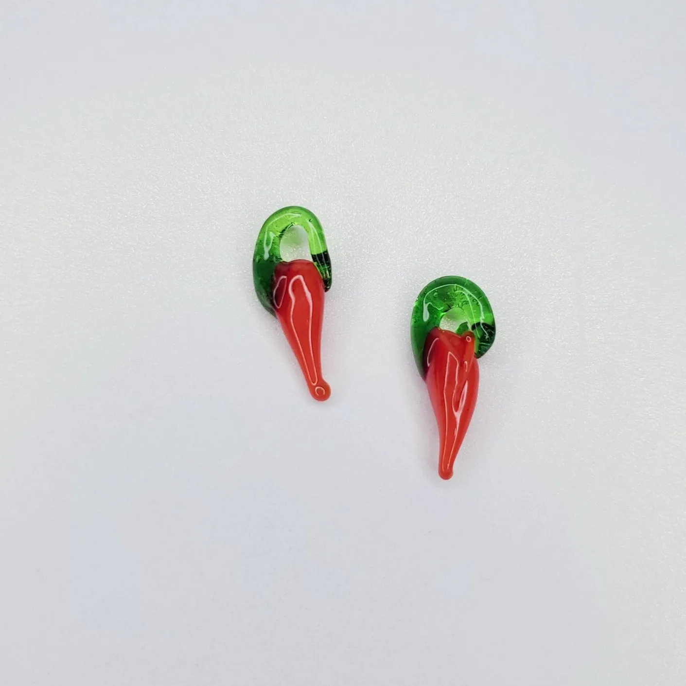 Glass Chili Pepper Good Luck Charm