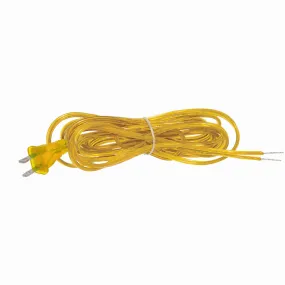 Gold Lamp Cords Sets, SPT-1 8 Foot