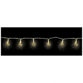 Gold Mercury Mini Globes LED String Lights