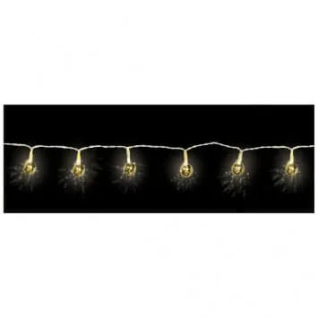 Gold Mercury Mini Globes LED String Lights