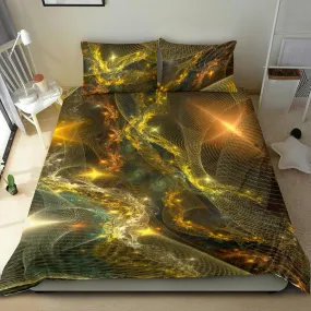 Golden Fractal Universe | Bedding Set | Yantrart Design