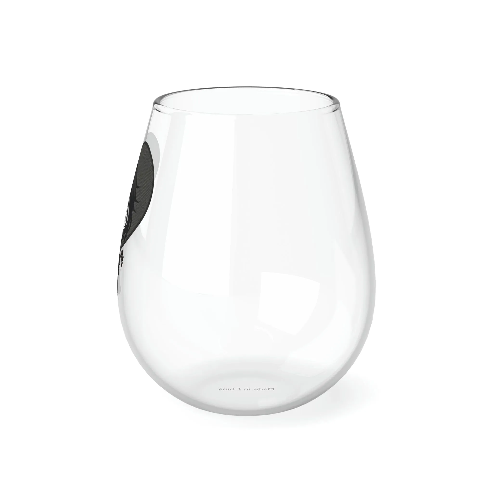 Goth Boy Stemless Wine Glass, 11.75oz