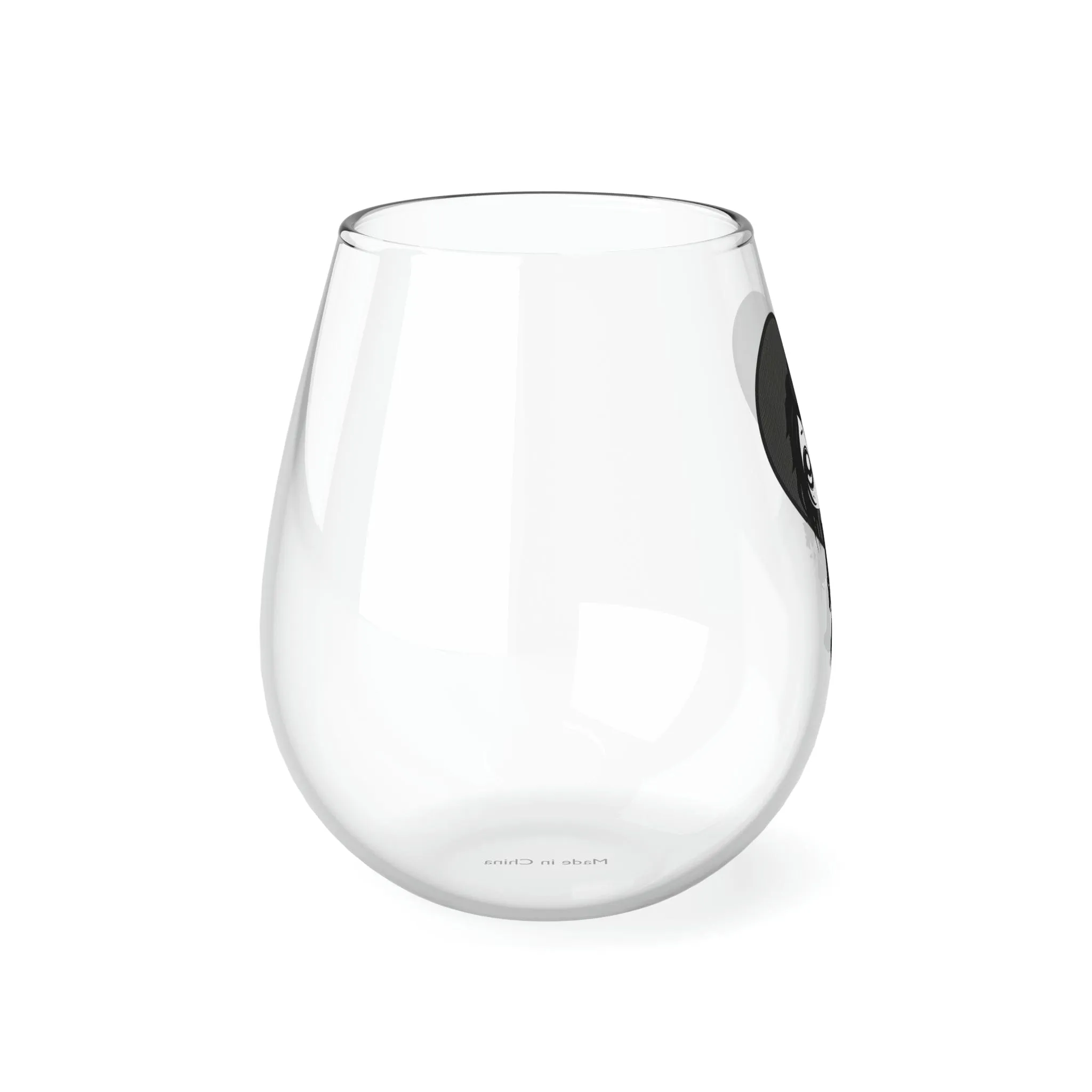 Goth Boy Stemless Wine Glass, 11.75oz