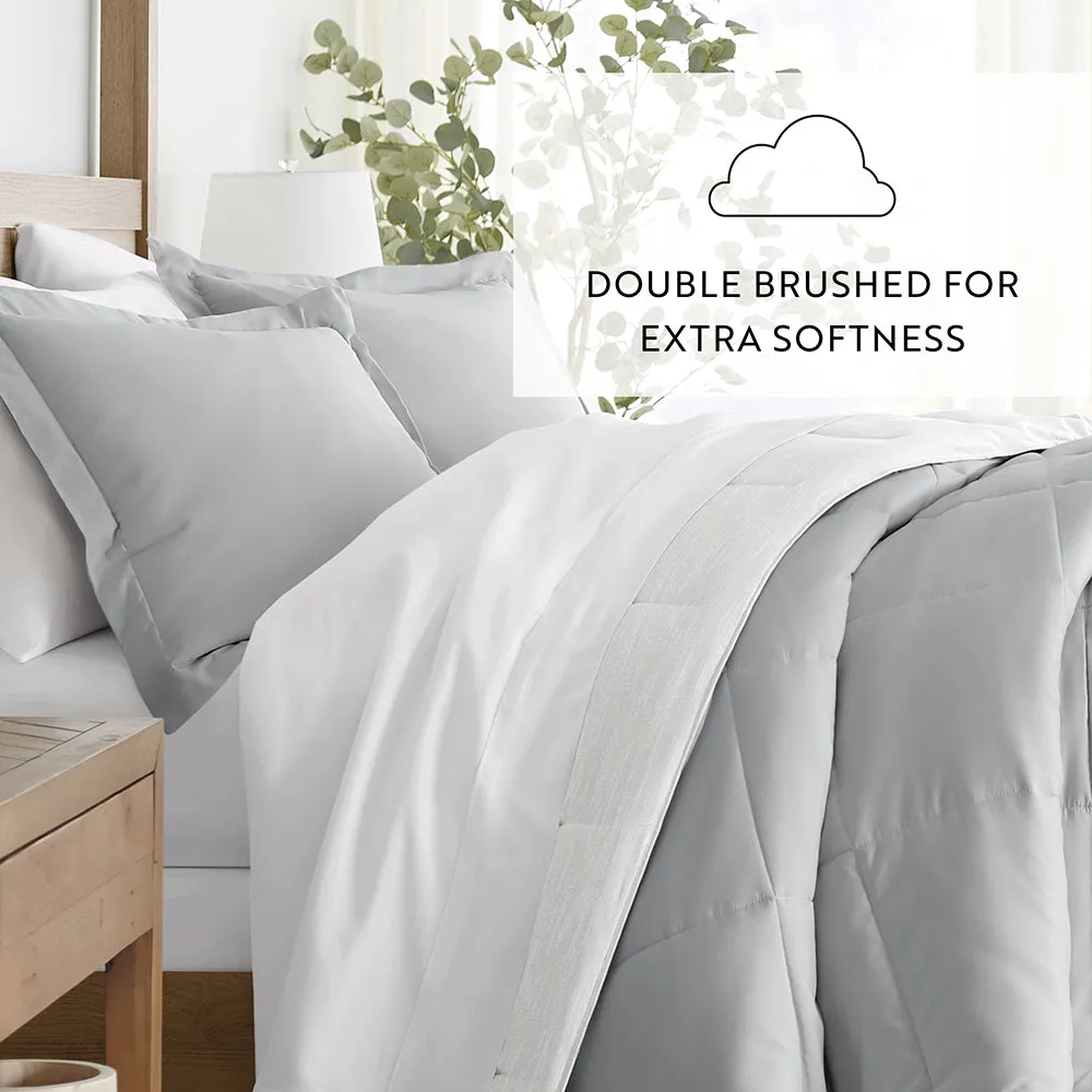 Gray Ombre Reversible Down-Alternative Comforter Set - 12 Days of Deals