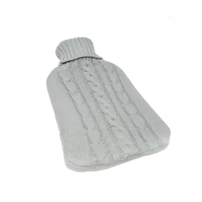 Grey Sweater Hot Water Bottle