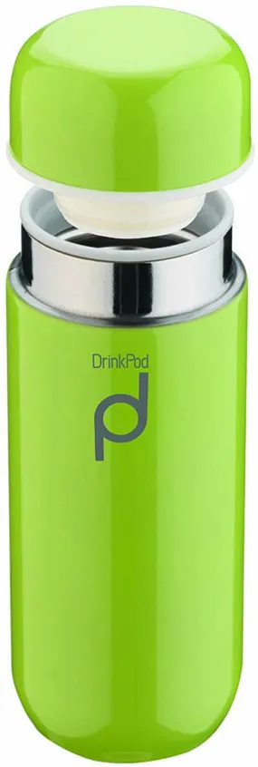 Grunwerg 200ml Drinkpod Stainless Steel Vacuum Flask Green