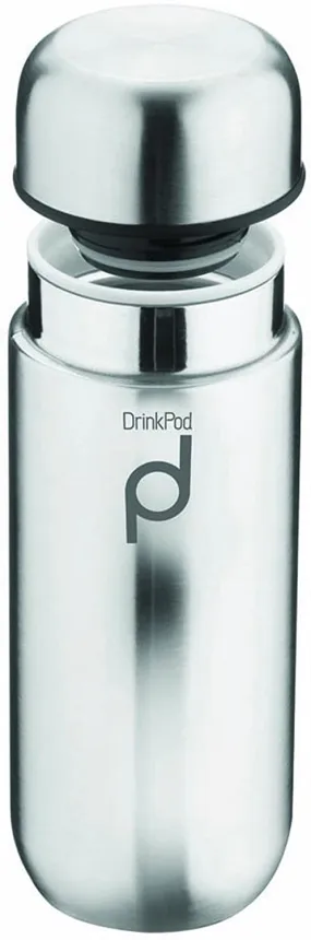 Grunwerg 200ml Drinkpod Stainless Steel Vacuum Flask Stainless Steel