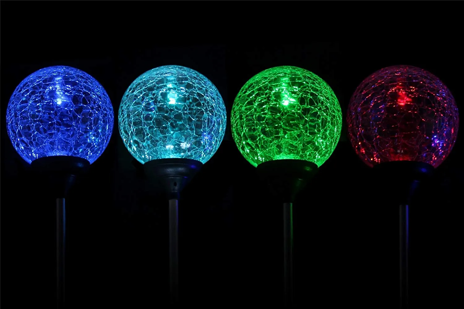 Halloween Solar Crystal Glass LED Light