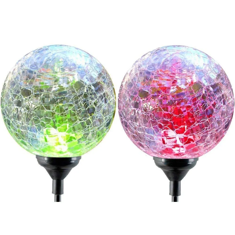 Halloween Solar Crystal Glass LED Light