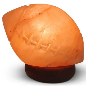 Handcrafted Rugby Shape Himalayan Pink Salt Lamp 12V 12W