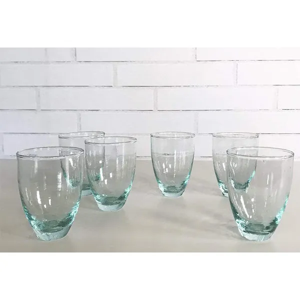 Handmade Stemless Wine Glasses 6ct