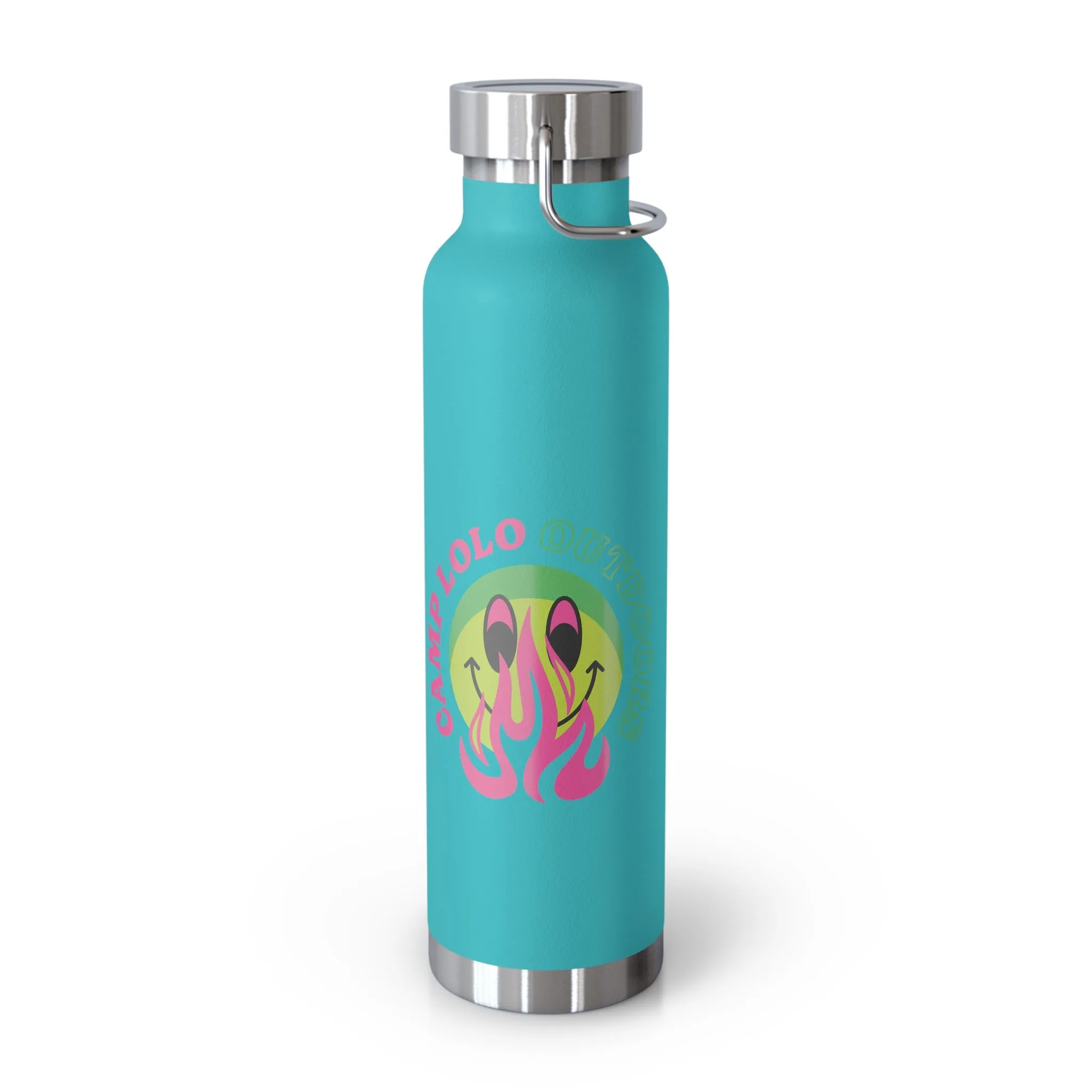 Happy Camper Copper Vacuum Insulated Bottle, 22oz