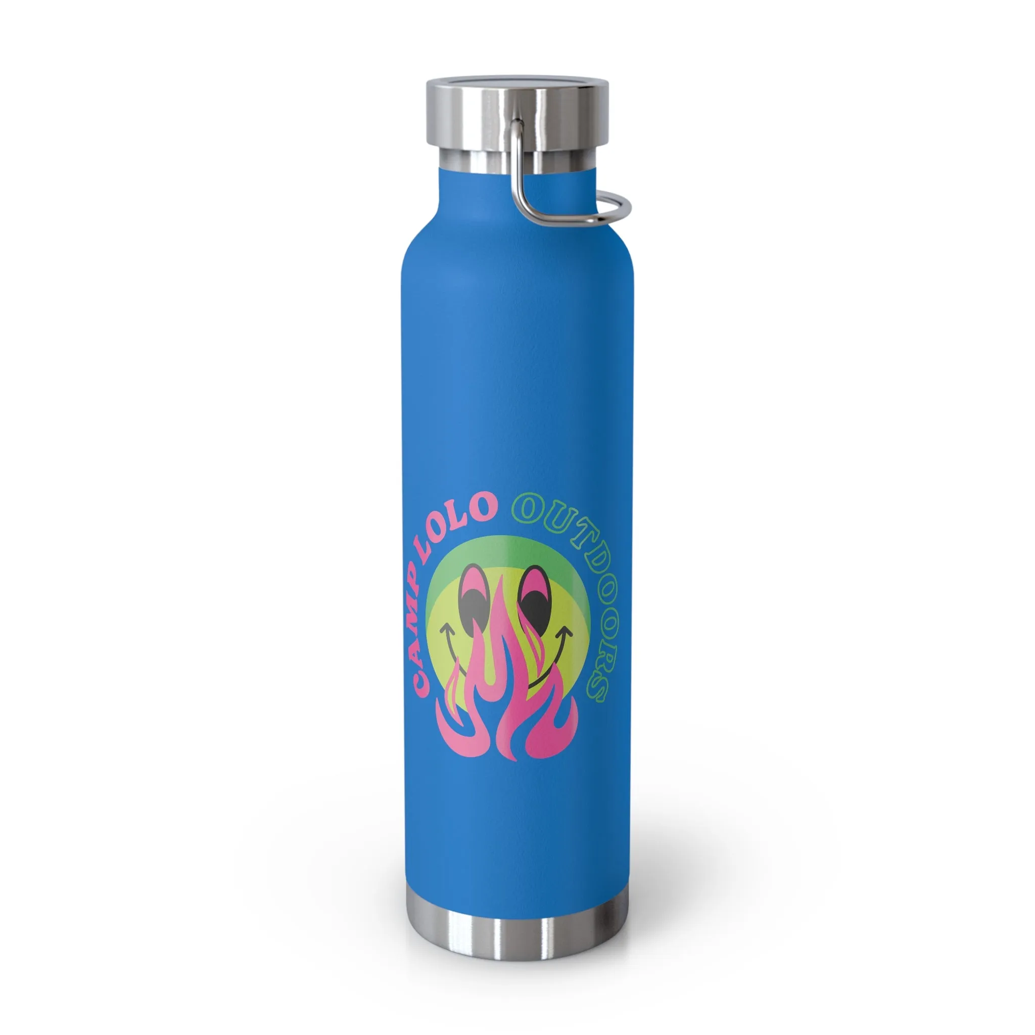 Happy Camper Copper Vacuum Insulated Bottle, 22oz