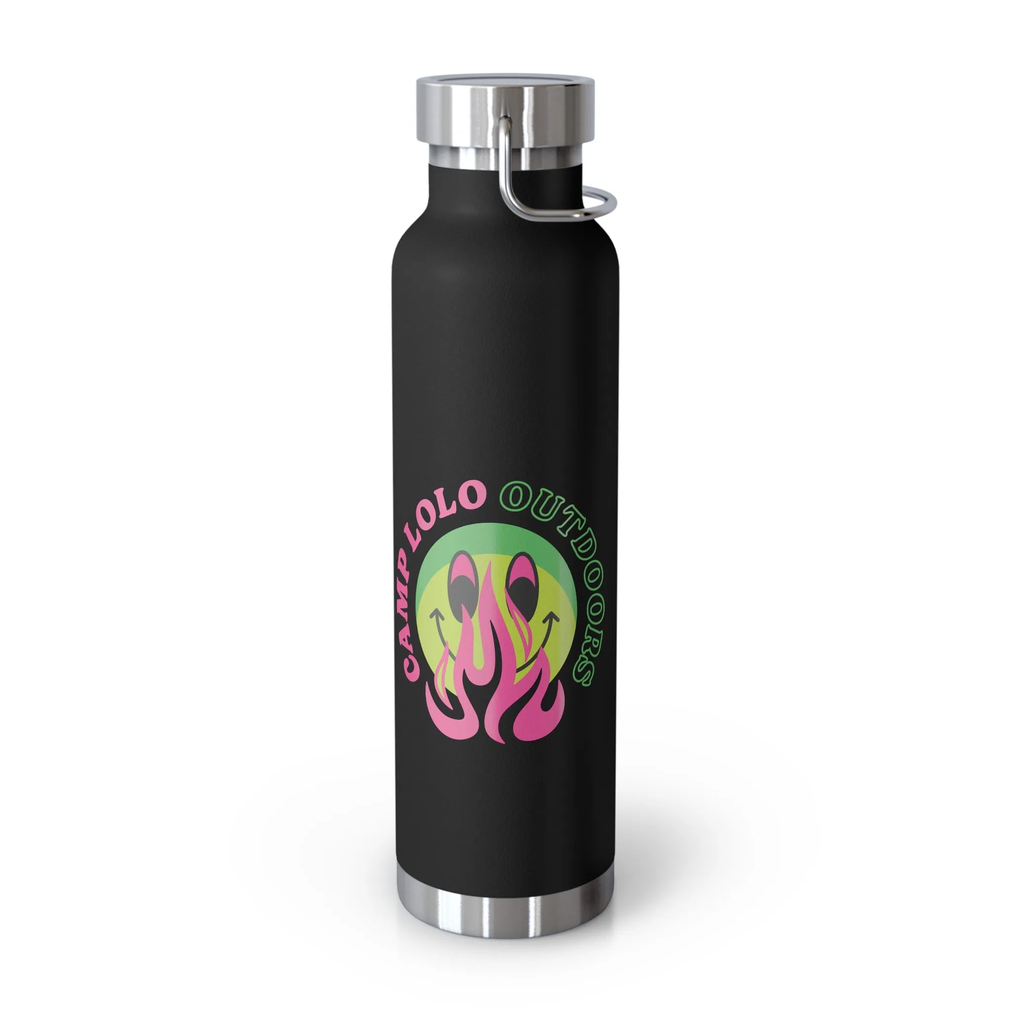 Happy Camper Copper Vacuum Insulated Bottle, 22oz