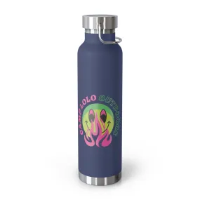 Happy Camper Copper Vacuum Insulated Bottle, 22oz