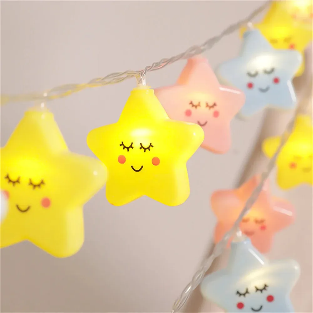 Happy Stars LED String Lights