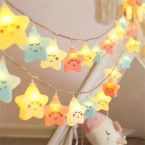 Happy Stars LED String Lights