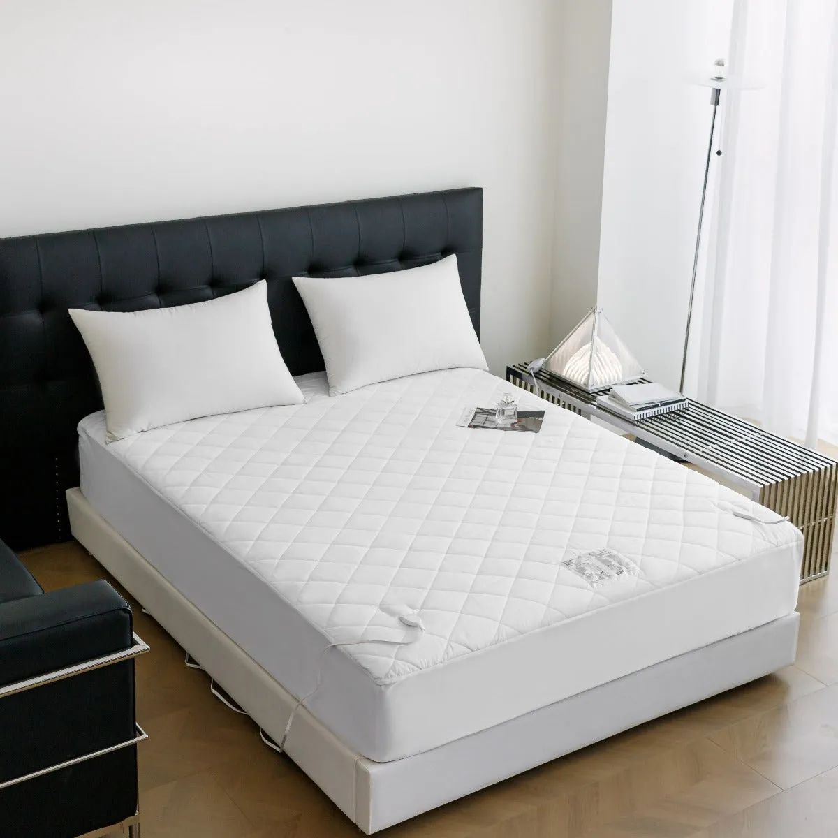 Heated Comfort Mattress Pad - White